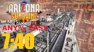 Damned Any% 7:40 | Arizona Sunshine | World Record Speedrun