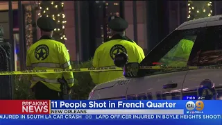 Shooting In French Quarter Leaves 11 Injured In New Orleans