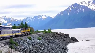 Anchorage to Seward by Train - Alaska Railroad. Amazing Scenery