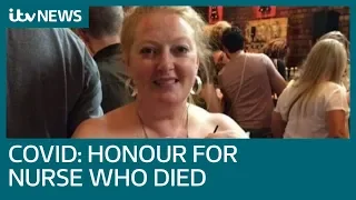 Guard of honour for nurse who died after positive coronavirus test | ITV News