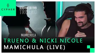 REACCIÓN a Trueno, Nicki Nicole - Mamichula | ATREVIDO EN VIVO