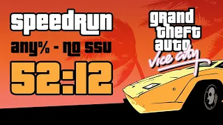 GTA: Vice City speedrun - any% (No SSU) in 52:12