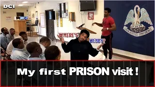 Corey Webster visits Dixon Correctional Institute