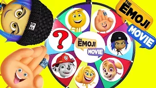 The Emoji Movie Jailbreak Mega Wheel Game with Nick Jr Paw Patrol Toys, HI-5, Gene | Ellie Sparkles