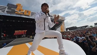 Journey "Open Arms" LIVE CONCERT HD at INDY 500 Carb Day 2016 100th RUNNING HD sound Quality