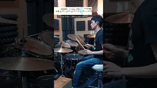 Ghost notes drum groove 1 - intermediate drum lesson
