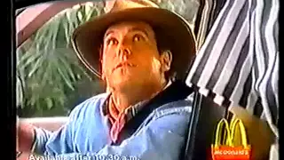 Jurassic Park macdonalds 1993 promotional commercial