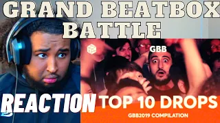 TOP 10 DROPS 😱 Grand Beatbox Battle Solo 2019 (REACTION)