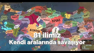 Hangi İlimiz En Güçlü? Türkiye'nin 81 İlini 200 yıl Simüle Ettik.Eu4 Timelapse