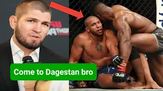 Khabib Invite Ciryl Gane to Dagestan to teach him Dagestani wrestling