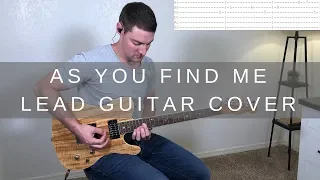 As You Find Me Lead Guitar Cover/Tutorial w/tab | Hillsong UNITED