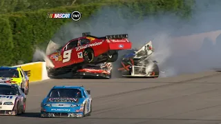 Kasey Kahne Nearly Clears The Wall @ Pocono (HD)