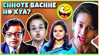 INDIAN MEDIA Ke Chote Bache 👶🏻 Best Viral News Debates Funny Viral Comedy Fights Insults & Memes😂