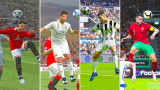 CRISTIANO RONALDO Header Goals From PES 2004 to 2022