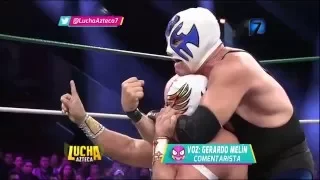 CARISTICO vs ATLANTIS Lucha Estelar Azteca 22/Abril/2016