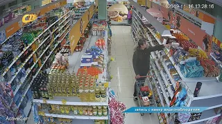 РАЗЫСКИВАЕТСЯ ПОДОЗРЕВАЕМЫЙ В КРАЖЕ ПРОДУКТОВ