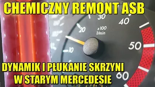 CHEMICZNY REMONT AUTOMATYCZNEJ SKRZYNI BIEGÓW, PŁUKANIE ORAZ DYNAMIK W STARYM MERCEDESIE.