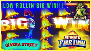 LOW ROLLIN BIG WIN!! Ultimate Fire Link Olvera Street ALL FEATURES!