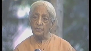 J. Krishnamurti - Madras (Chennai) 1984/85 - Public Talk 3 - The shallowness of...