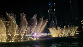 Full Dubai Musical Fountain Show @The Dubai Mall, UAE