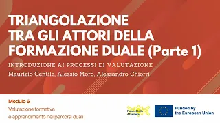 11 - Triangolazione tra gli attori della formazione duale (Parte 1)