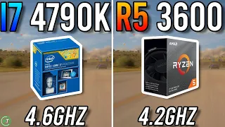 Intel i7 4790k OC vs Ryzen 5 3600 - Big Difference?