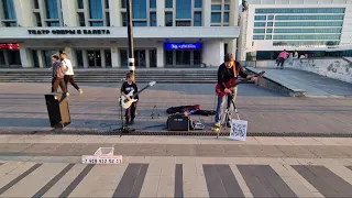 Лев и Папа в Ижевске. Последний тёплый день