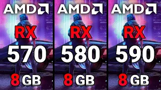 RX 570 vs RX 580 vs RX 590 - 10 игровых тестов в 2022 году l 1080p