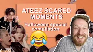 NEW ATEEZ FAN REACTS TO ATEEZ BEING SCARED! ATEEZ REACTION #ateezreaction #ateez #ateezfunny