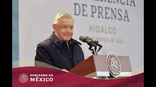 #ConferenciaPresidente, desde Hidalgo | Jueves 3 de febrero de 2022