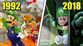 Evolution of Luigi Games (1992 - 2018)