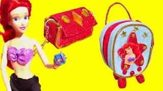 DIY Miniature Ariel School Supplies ~ Little Mermaid Suitcase, mobile phone  and more!