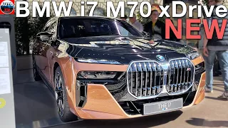 All NEW 2024 BMW i7 M70 xDrive - Overview WALKAROUND (IAA 2023)