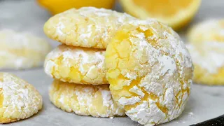 Soft Lemon Crinkle Cookies | Em’s Kitchen