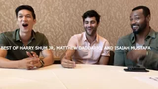 Best of Harry Shum Jr., Matthew Daddario and Isaiah Mustafa at San Diego Comic Con 2017