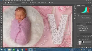 Newborn composite tutorial/ Newborn digital backdrop tutorial