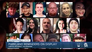 Parkland reminders on display in Tallahassee