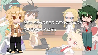 MHA React to Tevyat Hight | Genshin x MHA | 1/?