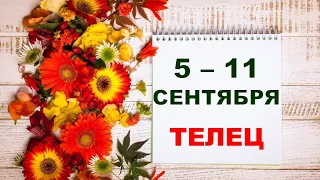 ♉ ТЕЛЕЦ. 🍁 С 5 по 11 СЕНТЯБРЯ 2022 г. 💫 Таро-прогноз 🌟