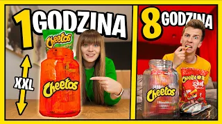 KTO SZYBCIEJ ZJE SŁOIK XXL CHEETOS'ów WYGRYWA! ◉_◉