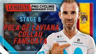 La Vuelta 2022 - Stage 8 | Pola de Laviana - Collau Fancuaya | Pro Cycling Manager 2022