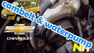 2009 Chevrolet Matiz 0.8L cambelt & waterpump change / timing. do NOT underestimate!