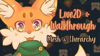 Setting up mesh and hierarchy | Live2D walkthrough series #1