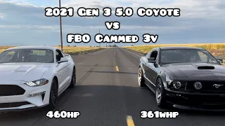 FBO, Cammed 4.6 3v Vs. Stock Gen 3 5.0 Mustang GT