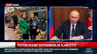 Putin kısmi seferberlik ilan etti !