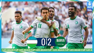 Uzbekistan vs Saudi Arabia | AFC U23 Asian Cup 2022 | Final | Match Report