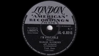 Margie Rayburn - I'm Available