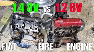 1.2 8V and 1.4 8V Fiat FIRE Engine Comparison (Punto mk2 188 vs Grande Punto mk3 199)