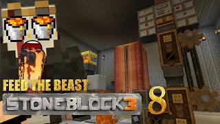Easy Infinite Lava (NO CHICKENS!) - Minecraft FTB Stoneblock 3 - Episode 8