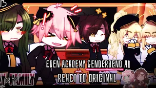 🔍Eden academy genderbend AU react to original🇪🇦🇬🇧🇷🇺|Gacha|Spy x Family|Damian x Anya|Damianya|Spoil.